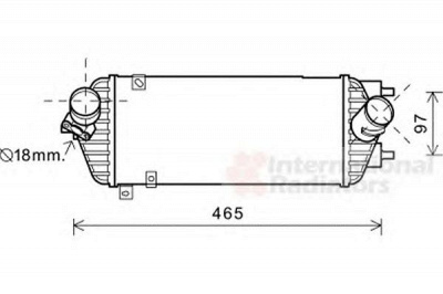 VAN WEZEL 82004293 -  Интеркулер
